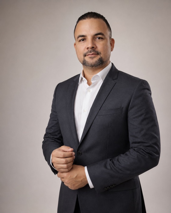 Retrato de André Barreto, contador responsável técnico da Barsan